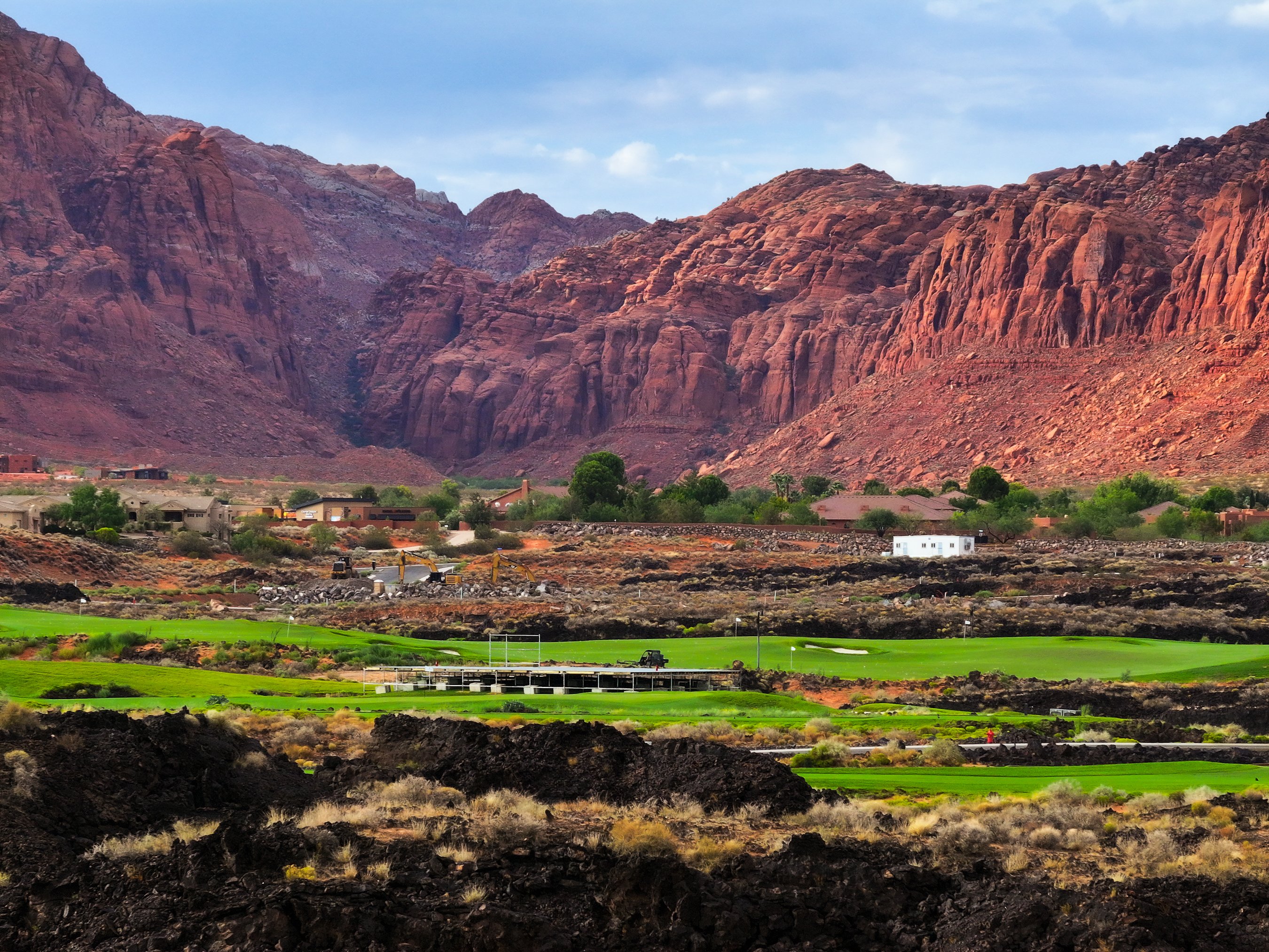 Black Desert Resort aerial view championship golf St. George